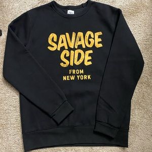 “NWOT” Zara’s Crewneck Sweatshirt Size Medium, Black